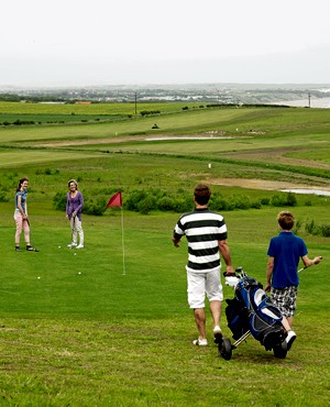 9-hole golf course at Reighton Sands